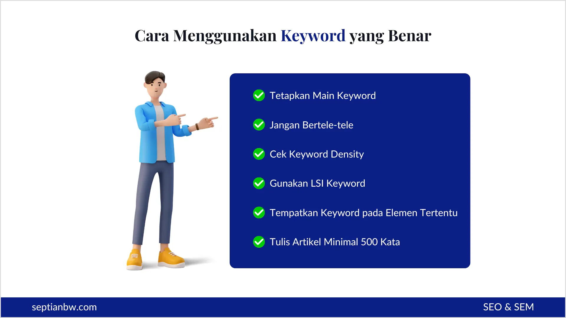 Cara Menggunakan Keyword yang Benar