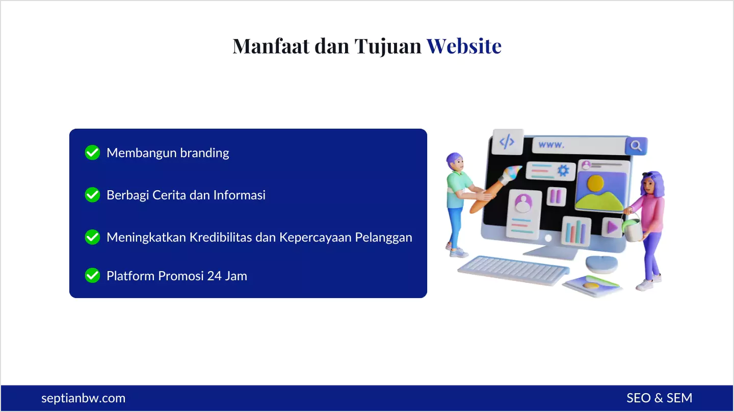 Manfaat dan Tujuan Website