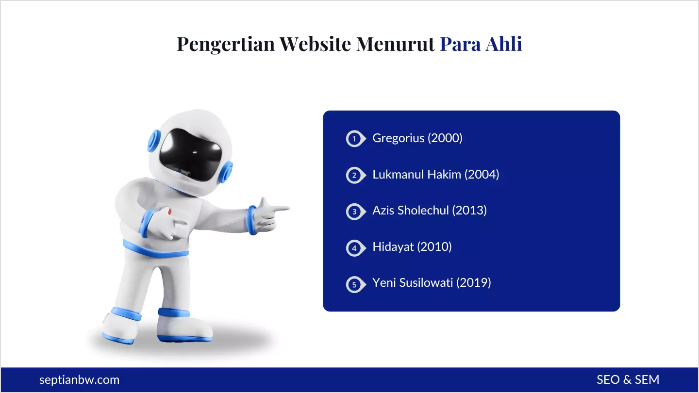 Pengertian Website Menurut Para Ahli