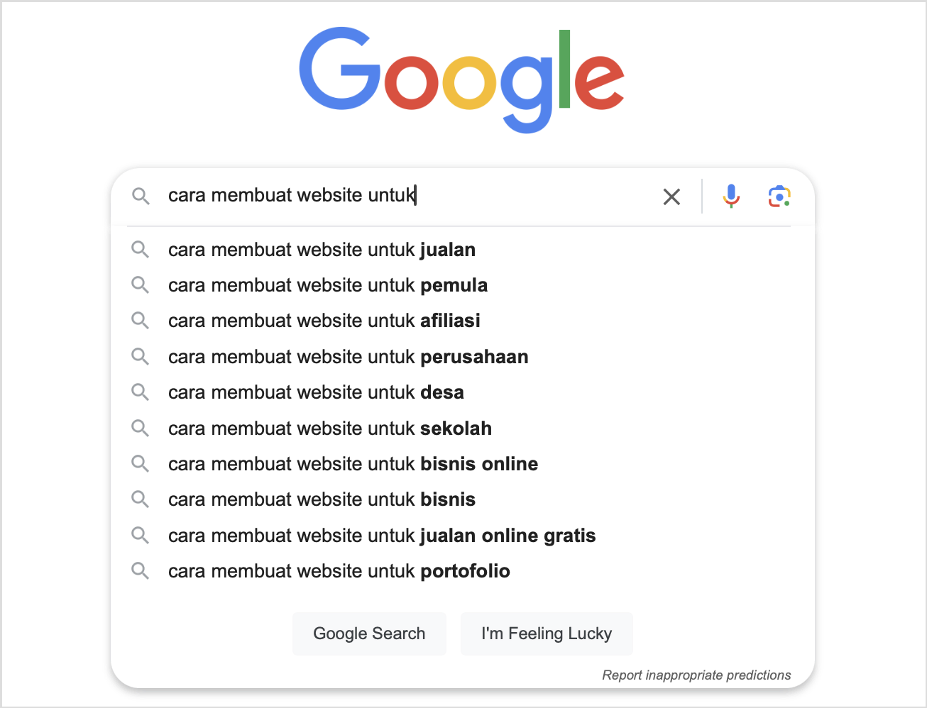 Google Autofill