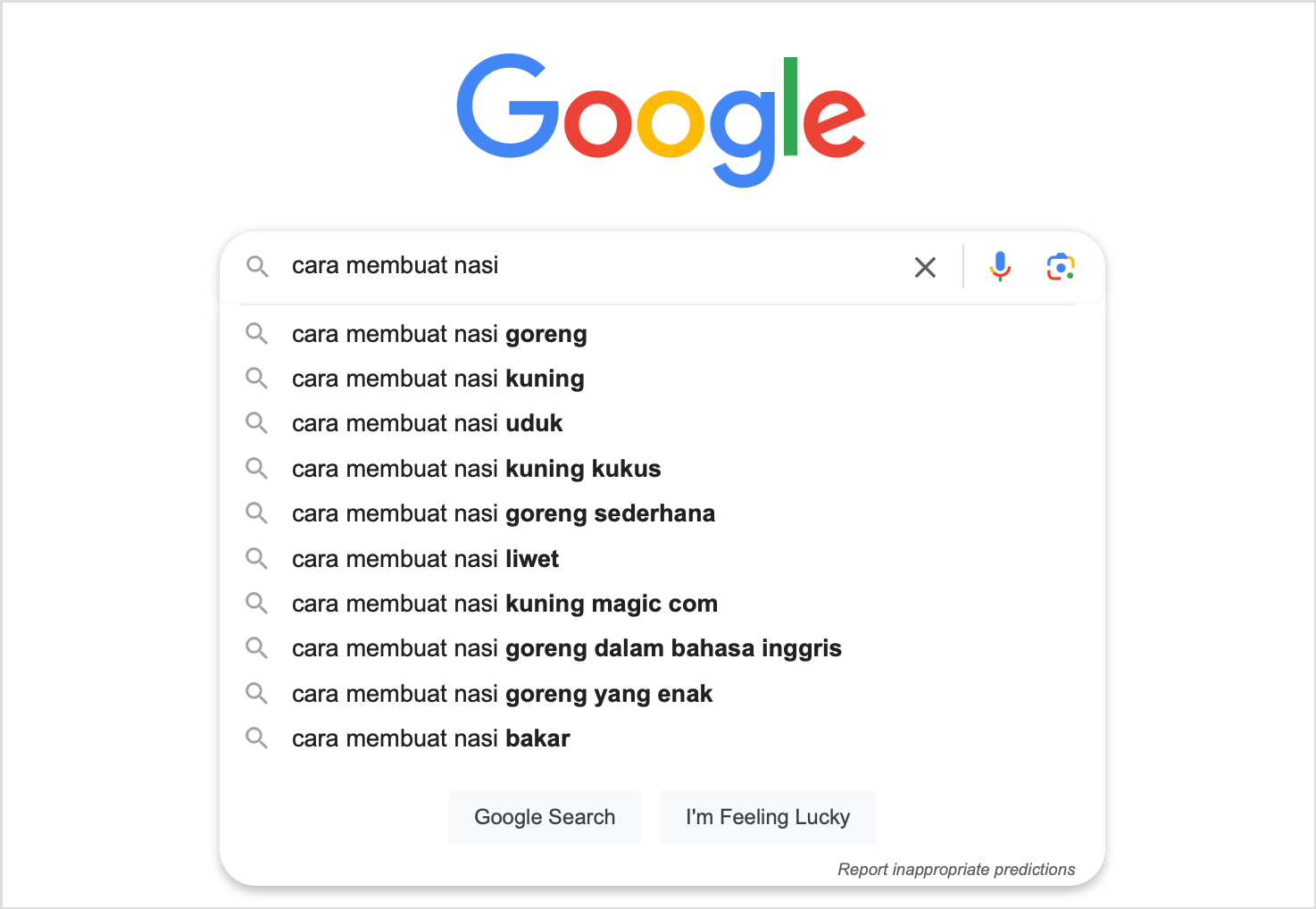 Memanfaatkan Google Autocomplete