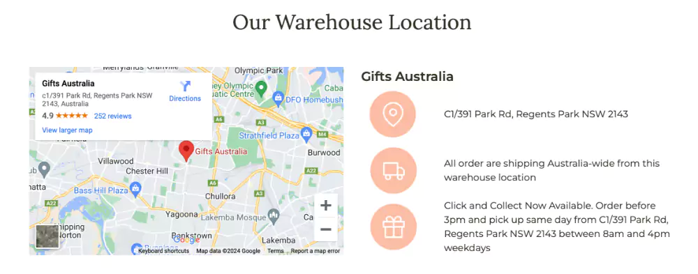 Contoh konten local SEO landing page lengkap