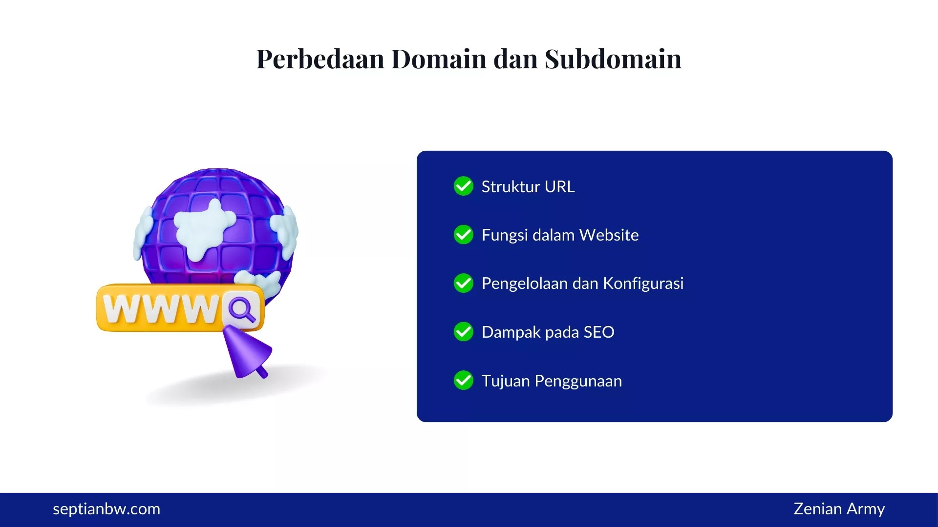 Perbedaan Domain dan Subdomain