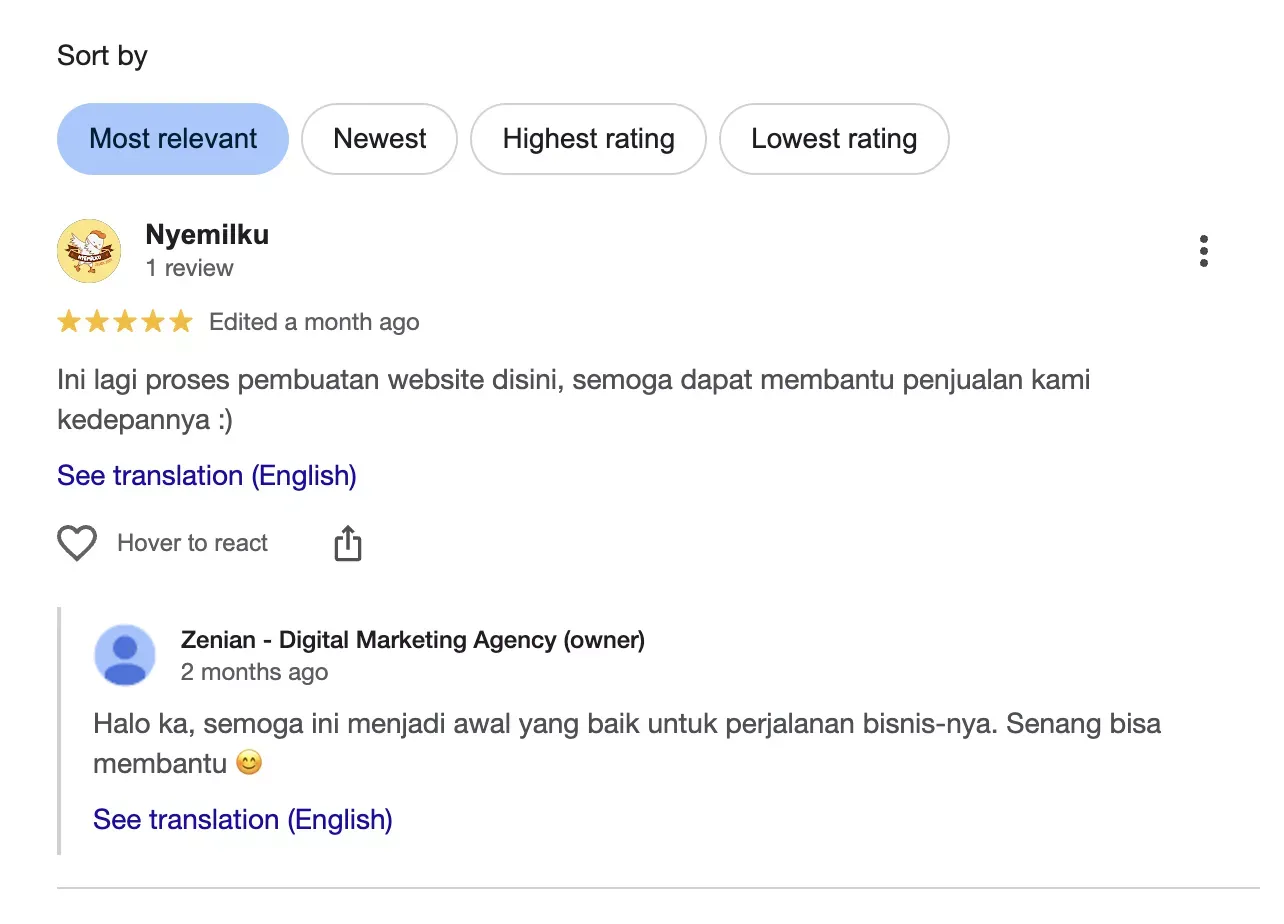 Kumpulkan dan Respons Ulasan