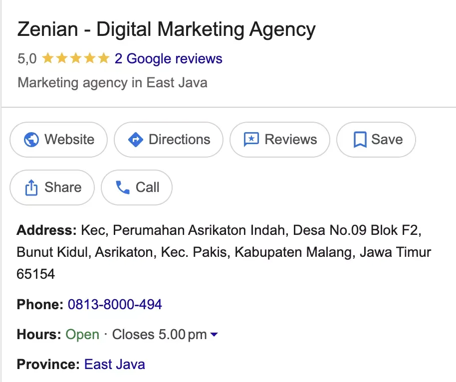 Lengkapi Informasi Bisnis