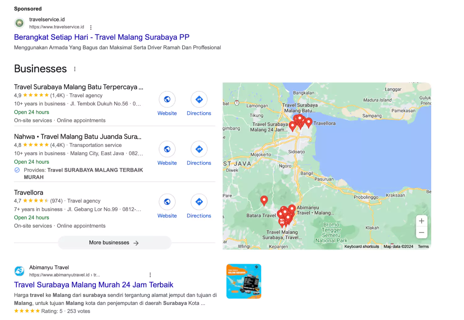 Contoh SERP