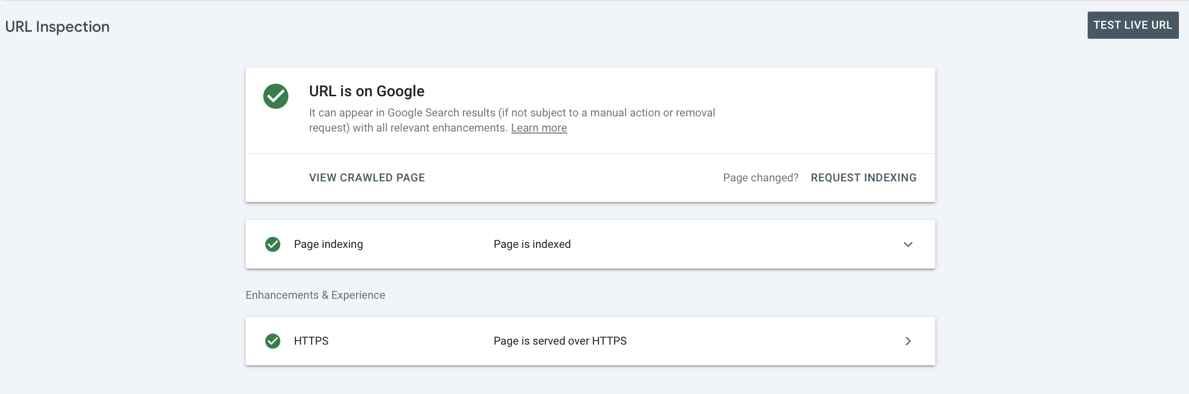 Tampilan Jika Sudah Diindex Google