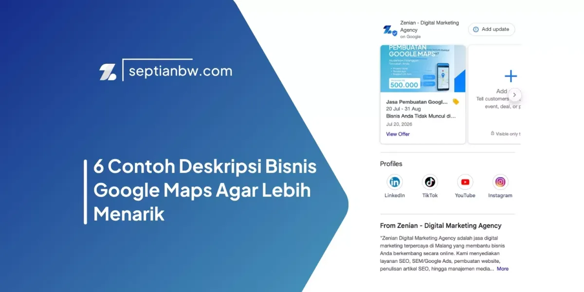 6 Contoh Deskripsi Bisnis Google Maps Agar Lebih Menarik