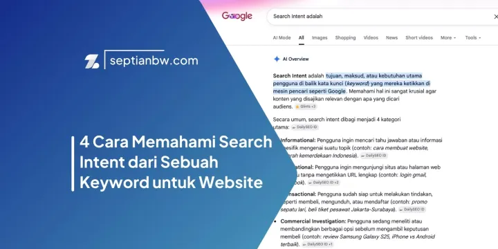 4 Cara Memahami Search Intent dari Sebuah Keyword untuk Website