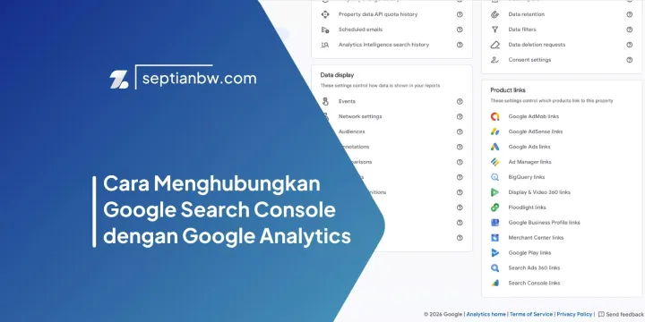 Cara Menghubungkan Google Search Console dengan Google Analytics