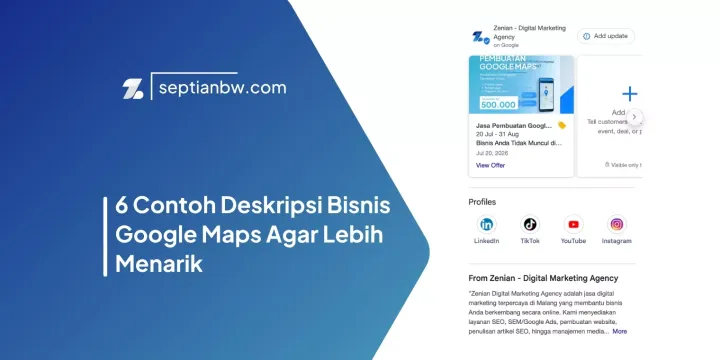 6 Contoh Deskripsi Bisnis Google Maps Agar Lebih Menarik