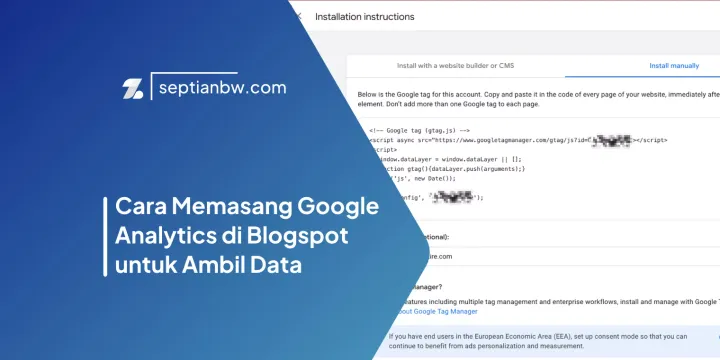 Cara Memasang Google Analytics di Blogspot untuk Ambil Data